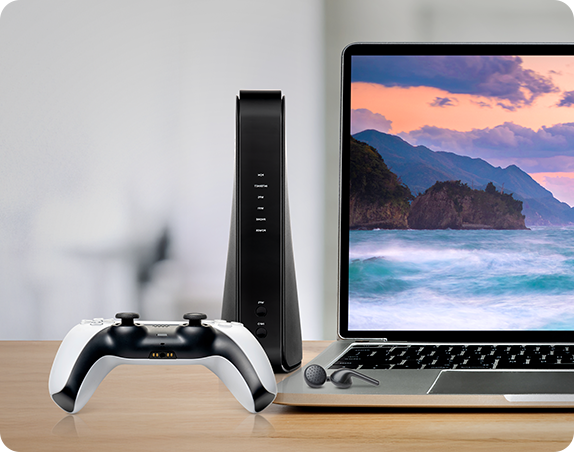 Laptop, Gaming Console, Router and Mobile Phone Powered by Optimum Internet