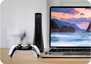 Laptop, Gaming Console, Router and Mobile Phone Powered by Optimum Internet